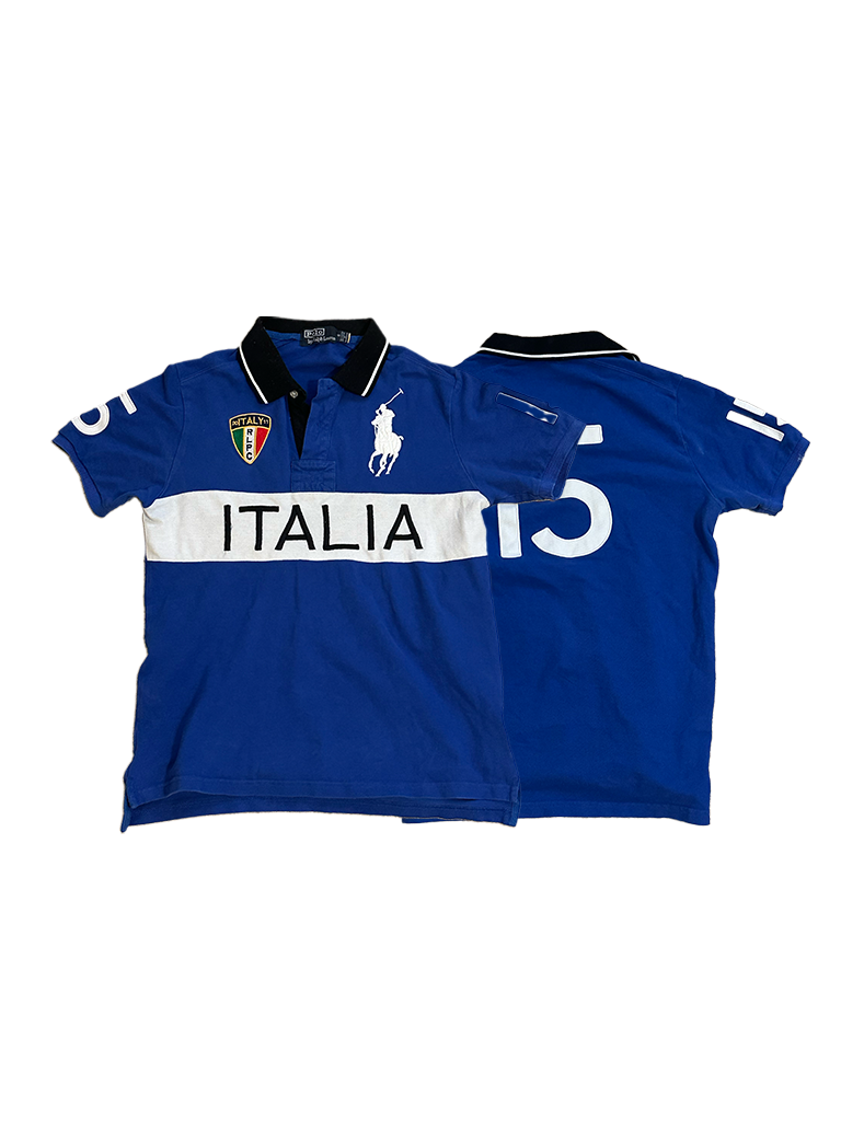 Italia Blue RL Polo T-Shirt