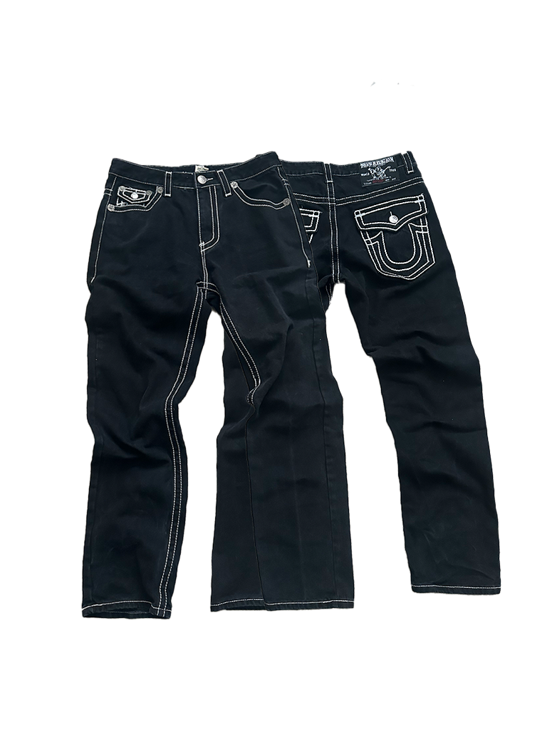 True Religion Ricky Super T Jeans Black