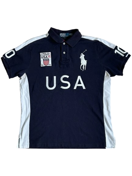 USA RL Polo T-Shirt Navy