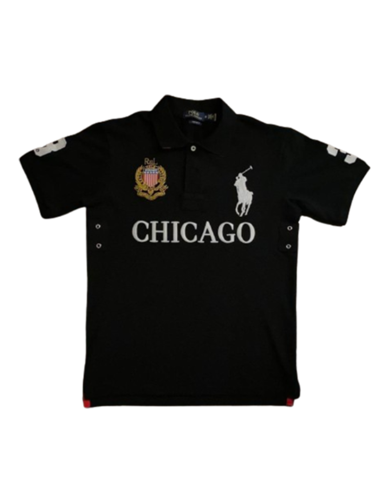 Chicago Black RL Polo T-Shirt