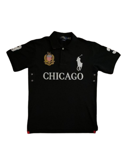 Chicago Black RL Polo T-Shirt