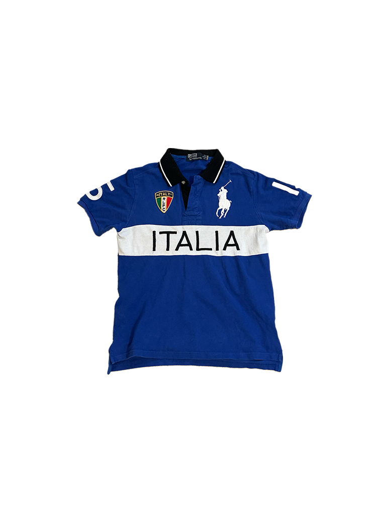 Italia Blue RL Polo T-Shirt