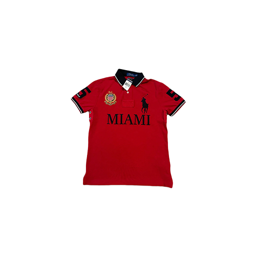 Miami RL Polo T-Shirt Red