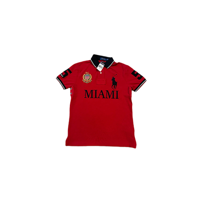 Miami RL Polo T-Shirt Red