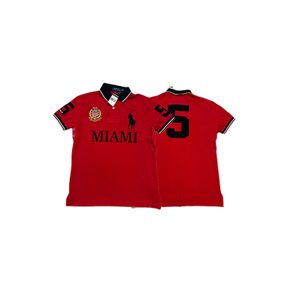 Miami RL Polo T-Shirt Red