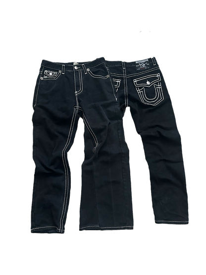 True Religion Ricky Super T Jeans Black